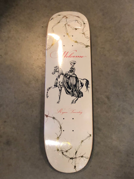 WELCOME DECK - RYAN TOWNLEY COWGIRL ON ENENRA - BONE/GOLD FOIL - 8.5