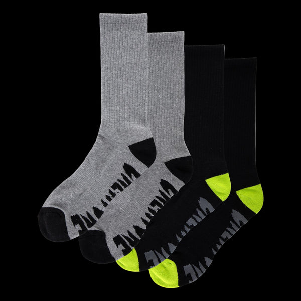 CREATURE CREW SOCKS LOGO 2PK