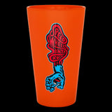 OJ PINT GLASS - SPEED WHEELS SCREAMING HAND