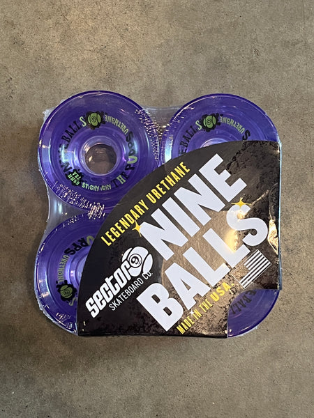 SECTOR 9 WHEELS - NINE BALL PURPLE - 69mm 78a