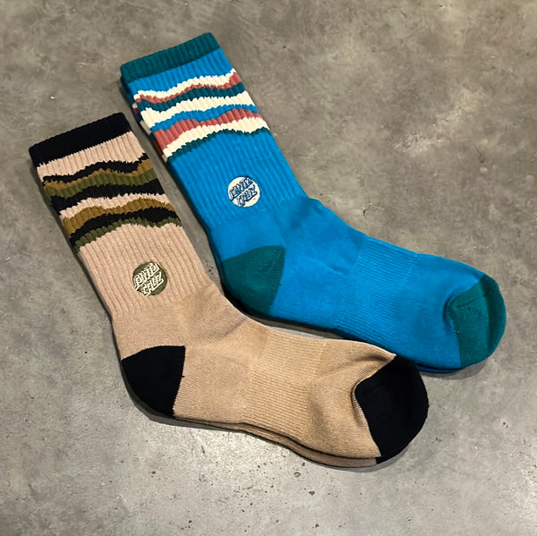 SANTA CRUZ CREW SOCKS - LANDSCAPE