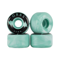 ORBS WHEELS - SPECTERS - 52MM - SWIRLS TEAL/WHITE