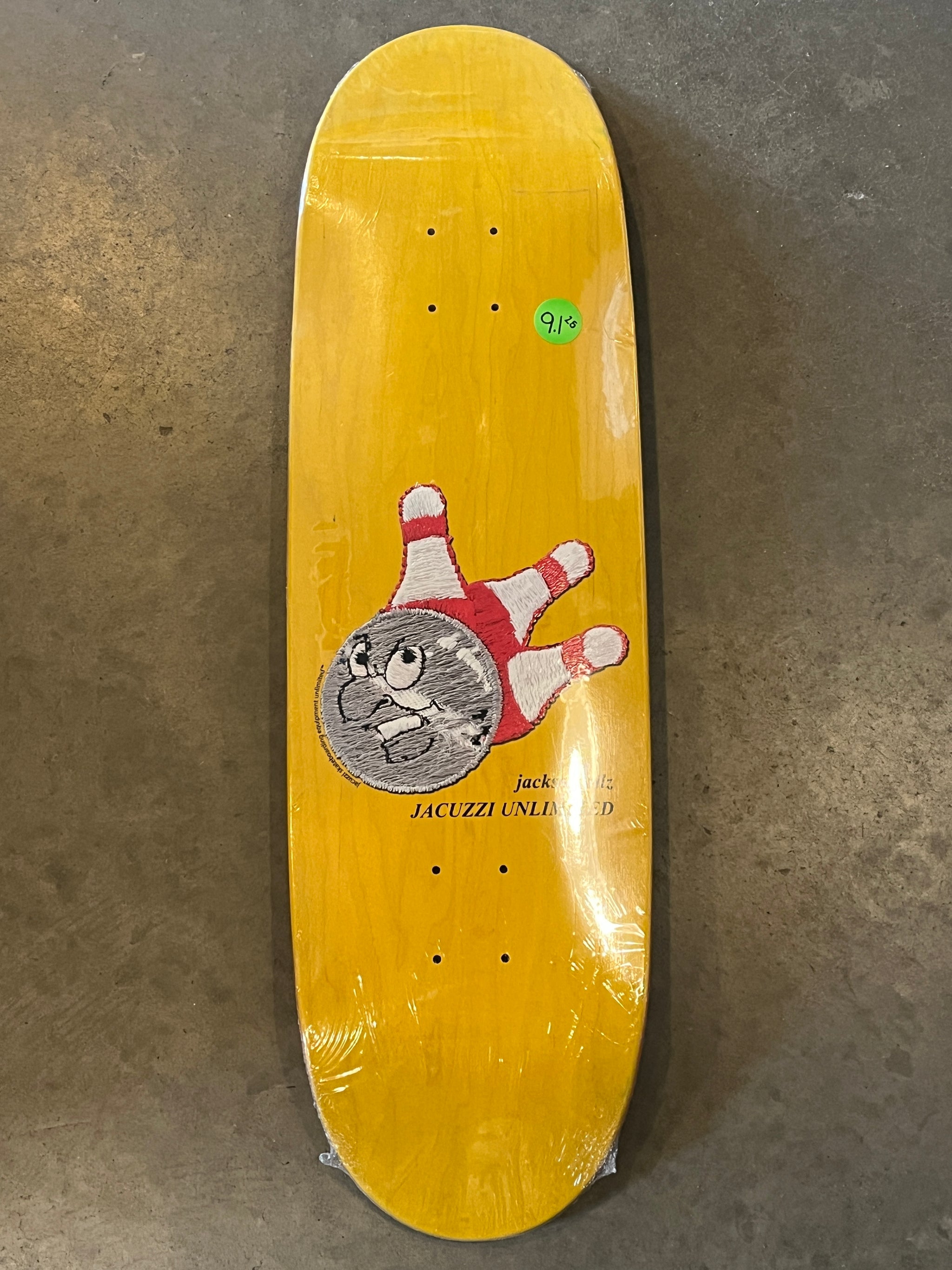 JACUZZI DECK - JACKSON PILZ - BOWLER - 9.125 – Local 124