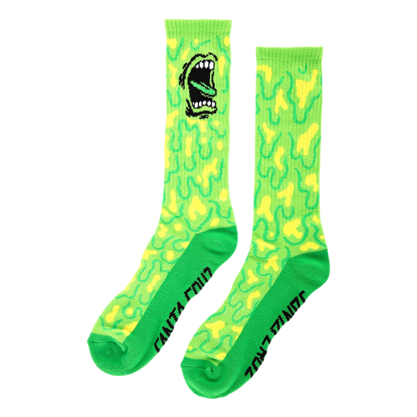 SANTA CRUZ SOCK - ALLOVER SCREAMING STRIP