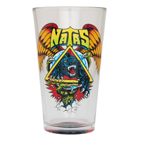 SANTA CRUZ PINT GLASS - NATAS SC PANTHER