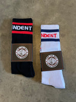 INDEPENDENT CREW SOCKS - BAUHAUS STRIPE