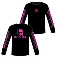 SKULL SKATES - INK PINK LONGSLEVE T-SHIRT