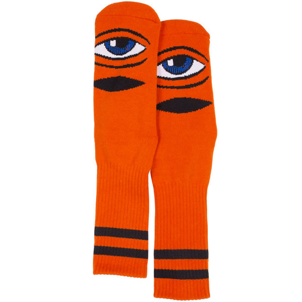 TOY MACHINE SOCKS - SECT EYE - ORANGE