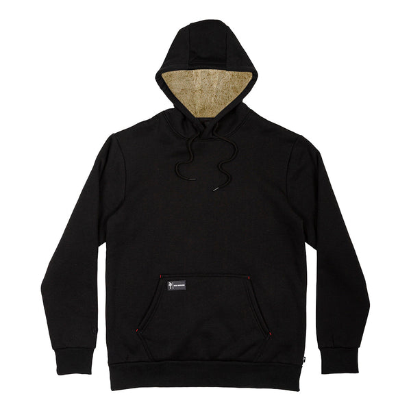 RDS - HODDIE - FAUX FUR LINING - BLACK