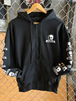 SKULL SKATES LOGO MENS ZIP HOODIE