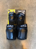 187 COMBO PACK - KNEE & ELBOW BLACK