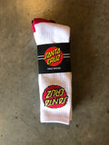 SANTA CRUZ CREW SOCKS - 2 PAIRS