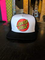 SANTA CRUZ HAT - TRUCKER CLASSIC DOT