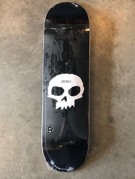 ZERO DECK - SINGLE SKULL - 8.0