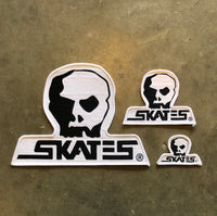 SKULL SKATES PATCH - LOGO - DIE CUT